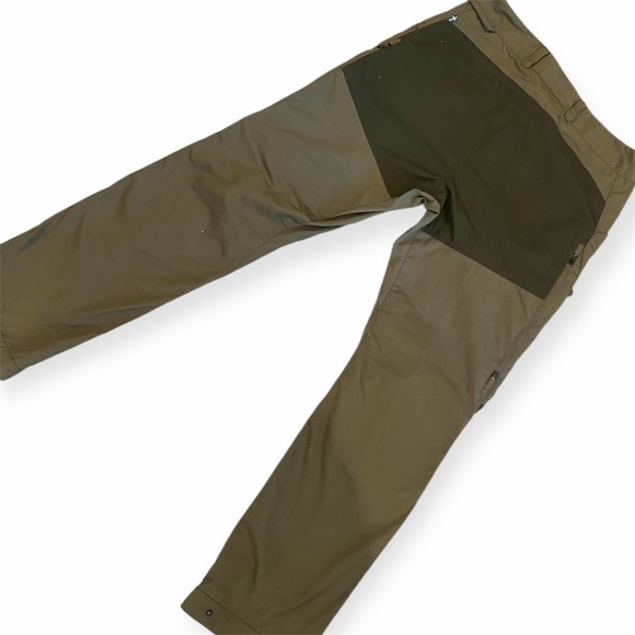 Fjall Raven Vidda Pro Ventilated Trousers Regular Fit Army Green Mens Cargos - Picture 3 of 13